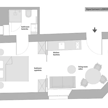 Sanhaus - Chopina 13 - W Centrum, 5 Minut Od Plazy I Deptaka Lägenhet